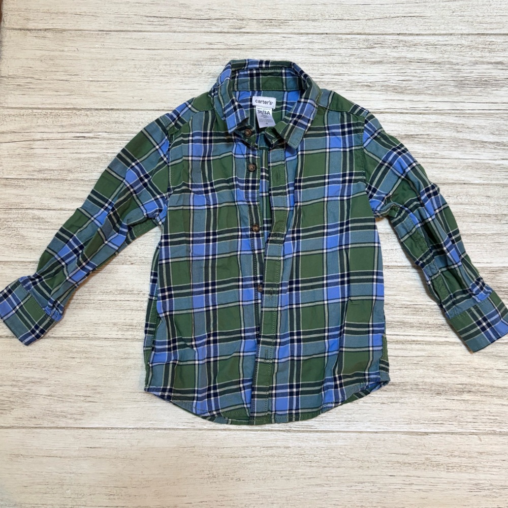 3T Boys Flannel Shirt